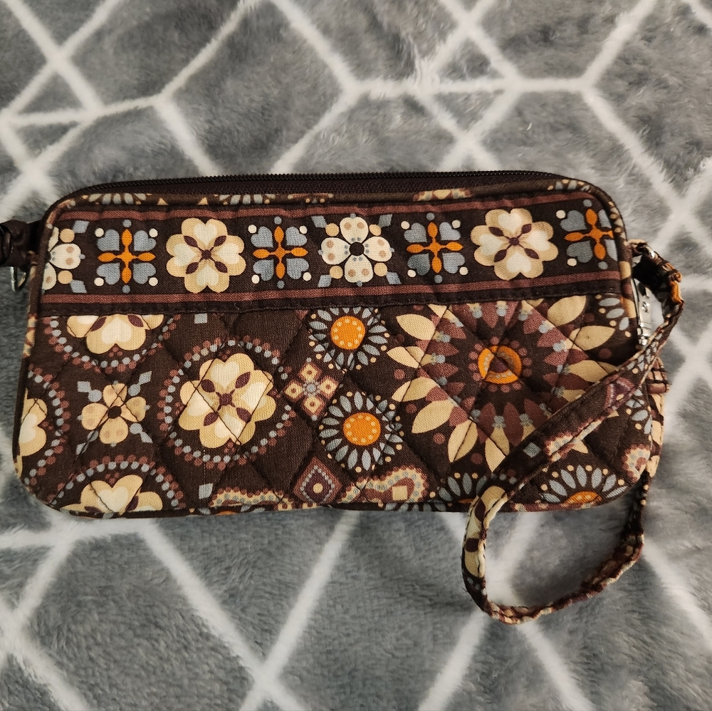 Vera Bradley Small Wristlet Fall Colors